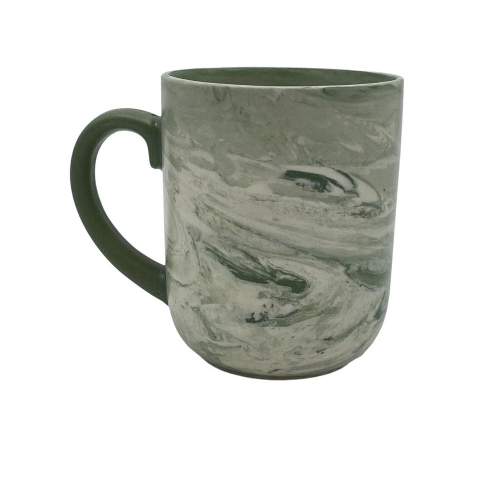 New York Times  Coffee Mug Green Marble Swirl, 12 Fluid Ounce - Picture 3 of 8